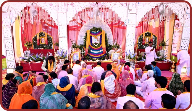 Photos of the grand annual community feast (Bhandara)