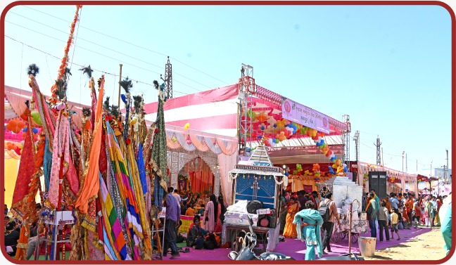 Photos of the grand annual community feast (Bhandara)